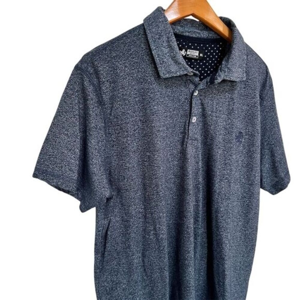 Rugby University‎ Polo Shirt XL Mens Blue Gray Short Sleeve Casual Top